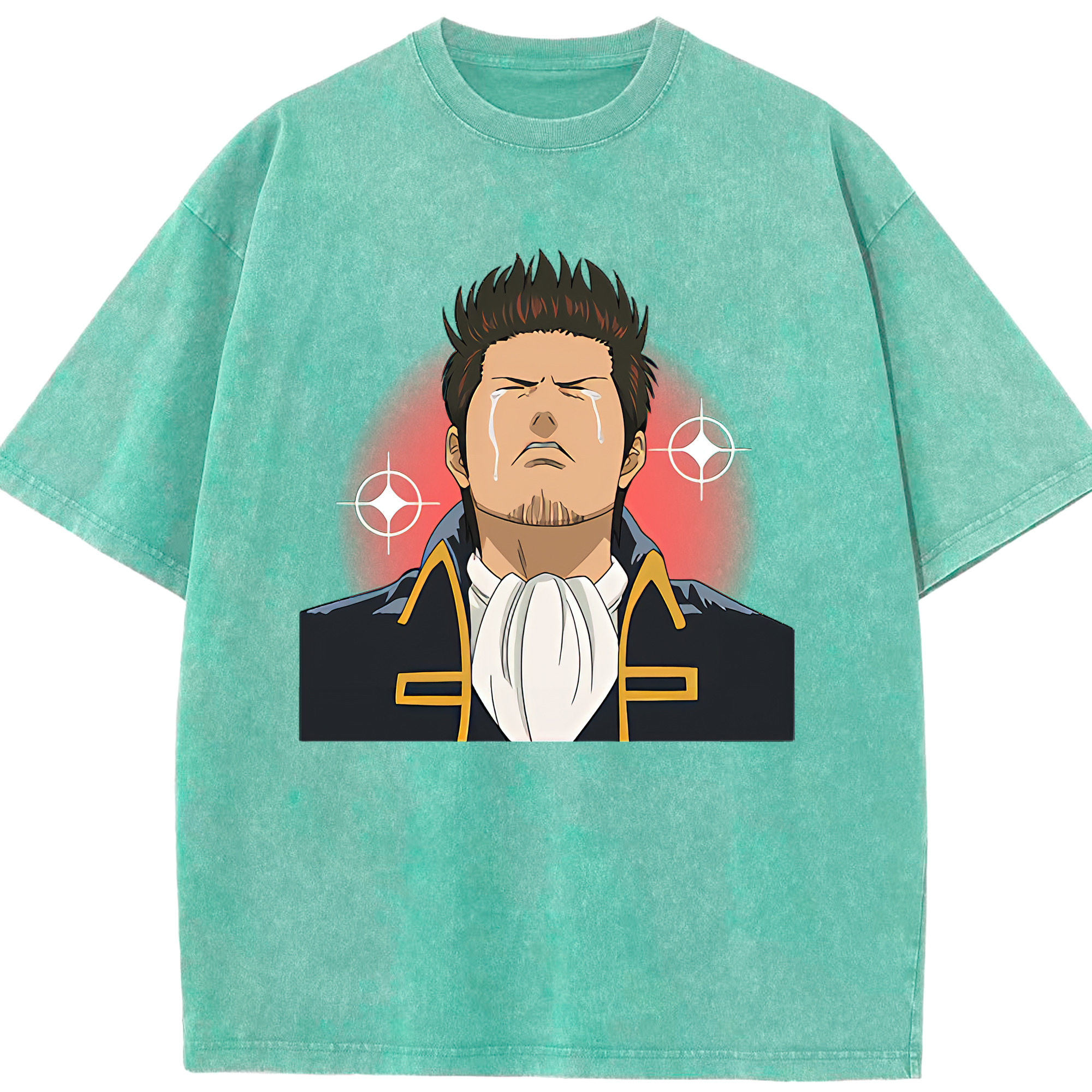（画像用） ぎんたま 坂田銀時（さかたぎんとき） 神楽 志村新八（しむら しんぱち） GINTAMA Sakata Gintoki Kagura Shimura Shinpachi 綿100% ヴィンテージ風 半袖Tシャツ（フロントプリント）